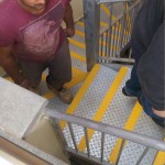 grp stair nosings application